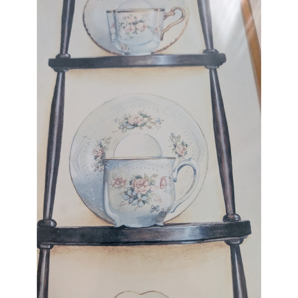Tea Cups & Saucers Prints Signed by Sandy Lynam Clough‎ - Picture 5 of 13